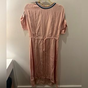 Zara Silk Coral Retro Dress